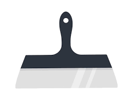 Wide Spatula Construction Tool Icon