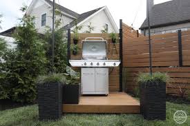 Floating Deck Grill Station