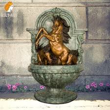 Bronze Casting Horse Wall Fountain