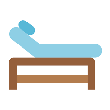 Spa Bed Generic Color Fill Icon