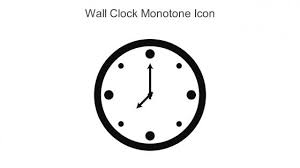 Wall Clock Icon Powerpoint Presentation