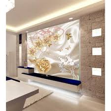 Pvc Flower Print Decorative Wall Panel
