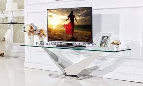 Clear Glass Top Tv Stand