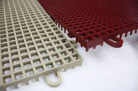 Drainage Plastic Deck Tiles Rugged Grip