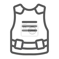 Armor Line Icon Army And Military