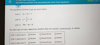 Solved Identifying Parallel And