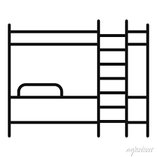 Children Room Modern Bunk Bed Icon