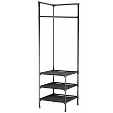 Industrial Corner Clothes Rack Hall