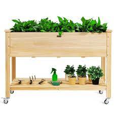 Forclover Wood Elevated Planter Bed