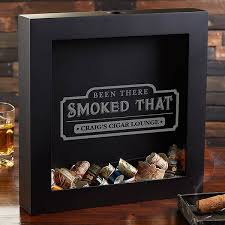 Personalized Cigar Label Shadow Box