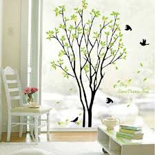 Flowers Tree Wall Stickers Home Room