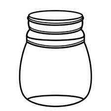 Oval Glass Jar With A Lid Empty Flask