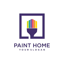 Paint House Design Element Vector Icon