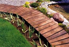 Wooden Garden Paths