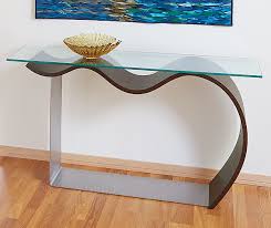 James Papadopoulos Wood Console Table