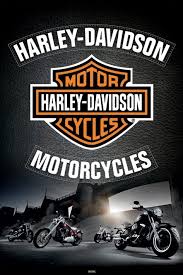 Poster Harley Davidson Leather Wall
