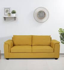 Buy Andres Fabric 3 Seater Sofa In