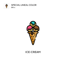 Ice Cream Special Lineal Color Icon
