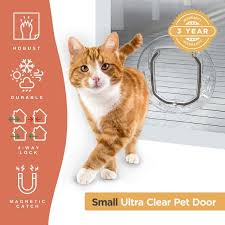 Hakuna Pets Ultra Clear Pet Door Small