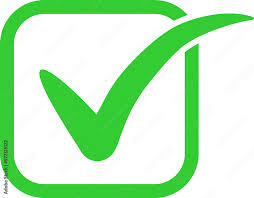 Green Check Mark Icon Symbol Logo Tick