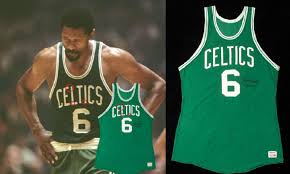 Celtics Great Bill Rus Jersey