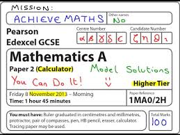 Gcse Maths Edexcel November 2016 2h