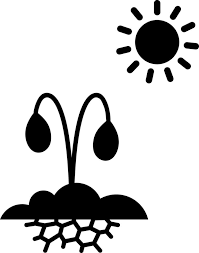 Drought Icon In Black And White Color