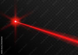 laser beam red light vector laser beam