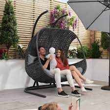 Double Hanging Egg Chair