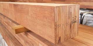 hardwood glulam glued laminated beams