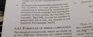 Compounds Formed With Polyatomic Ions