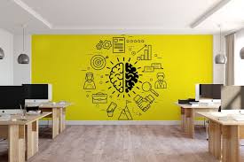 Vinyl 495er Office Wall Design