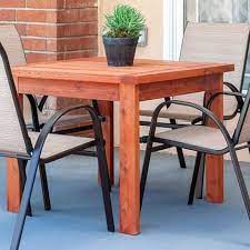 Build An Easy Diy Outdoor Dining Table