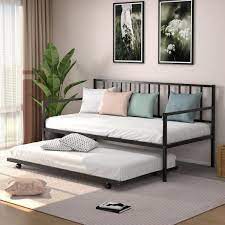Metal Daybed Sofa Bed Set