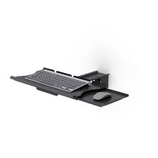 Keyboard Tray With Sliding Mouse Holder