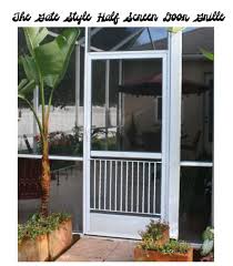 Half Screen Door Grille Gate Style