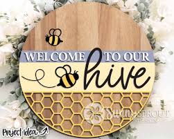 Welcome To Our Hive Svg Digital