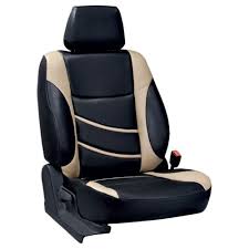 Black Pu Leather Car Seat Cover