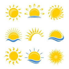 Sunshine Vector Art Icons And