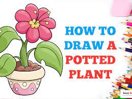 How To Draw A Potted Plant Really