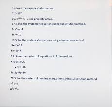 Exponential Equation 2x 2 162x 16