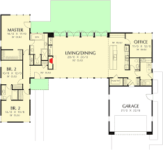 3 Bed Modern House Plan With Open