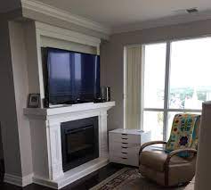 Tv Above The Fireplace Chimney