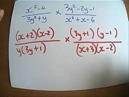 Dividing Algebraic Fractions