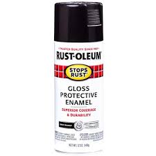 Rust Oleum Stops Rust 12 Oz Protective Enamel Gloss Dark Walnut Spray Paint 6 Pack