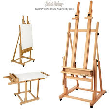 Multi Angle Wood Studio Easel