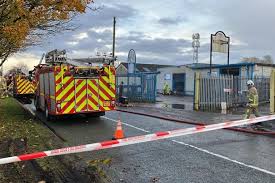 Industrial Estate Taped Off After Blaze