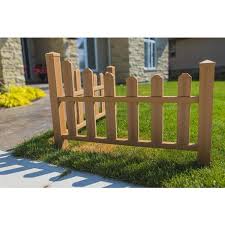 Vita Country Corner Picket Fence