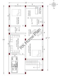 2bhk House Plan West Facing House