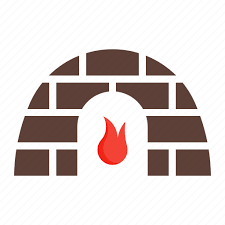 Brick Fire Fireplace Heat Mantel